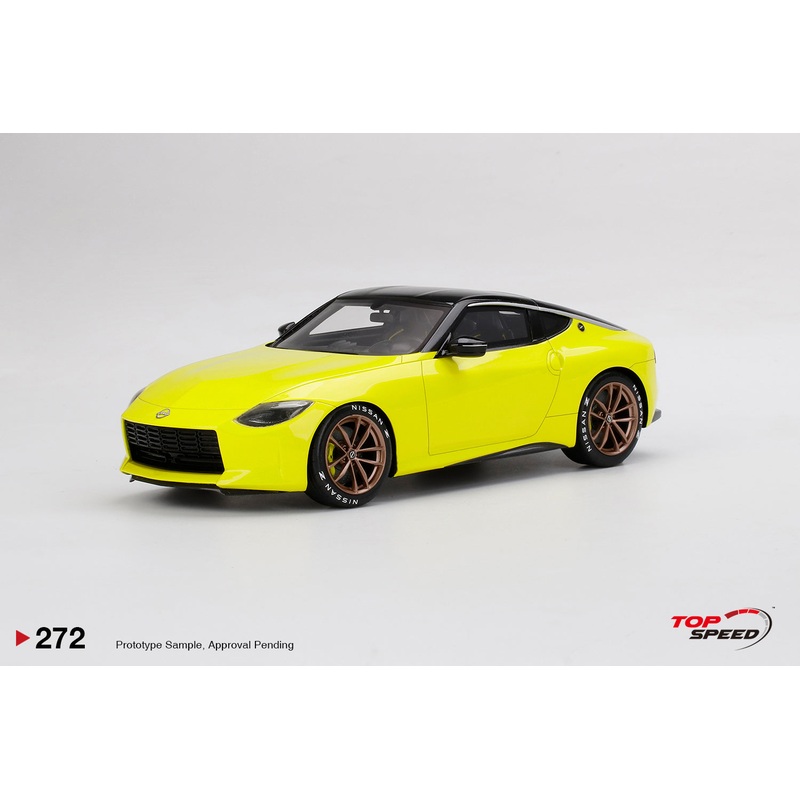 Topspeed Nissan Z Proto Ikazuchi Yellow 1:18