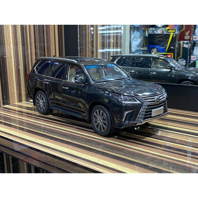 1/18 Diecast Lexus LX570 Dark Grey Kyosho Scale Model Car