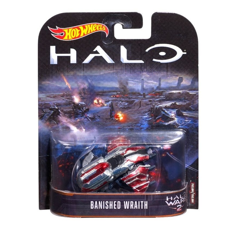 Exclusive Hotwheels Halo Banished Warith ( Card damage)