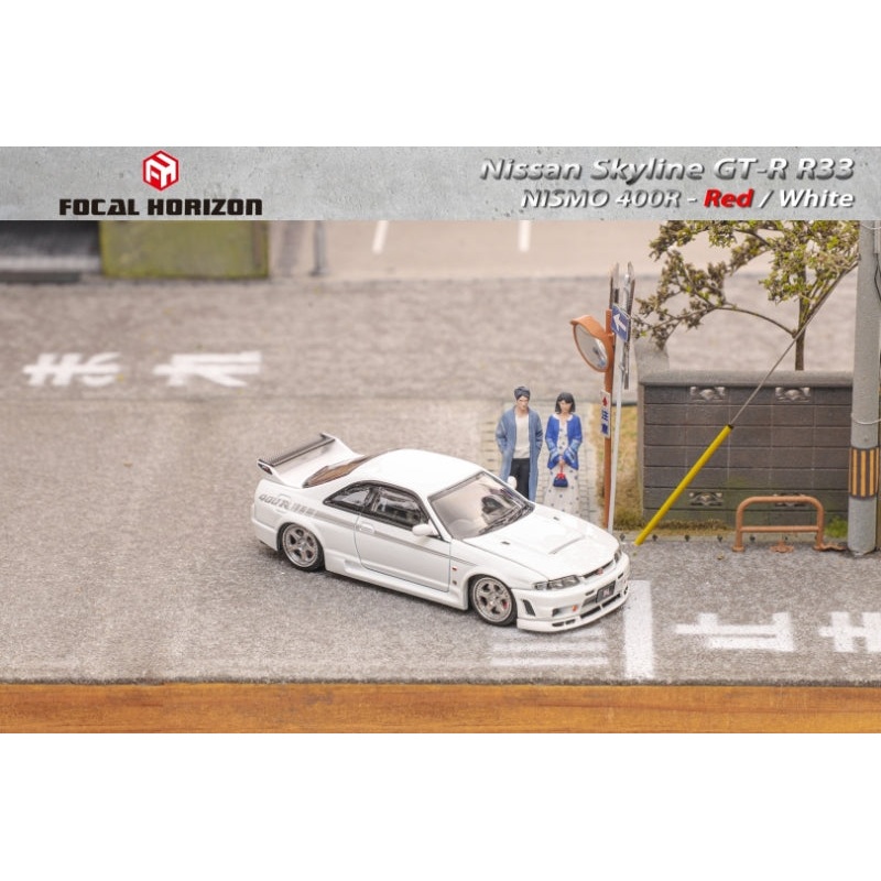 Focal Horizon 1/64 Skyline R33 GT-R Nismo 400R - White