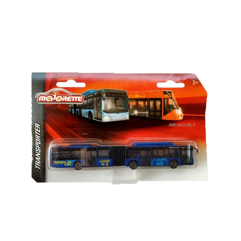 Majorette Transporter MAN Lion's City 6 - Blue