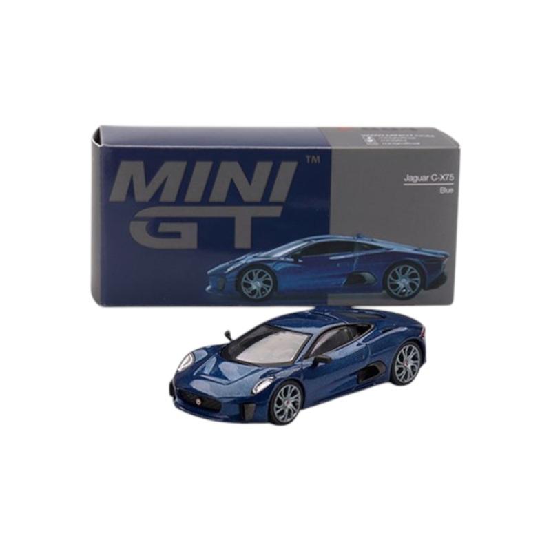 Mini GT Jaguar C-X75 (Blue) 1:64 Scale