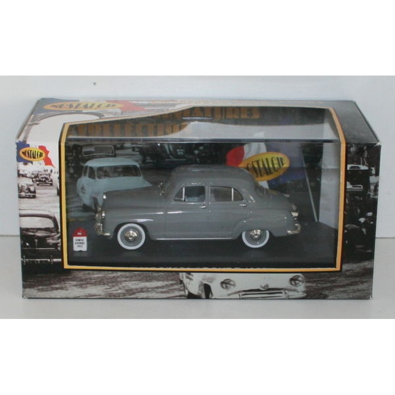 NOSTALGIE 1/43 SCALE - N015 SIMCA ARONDE 1952 GREY