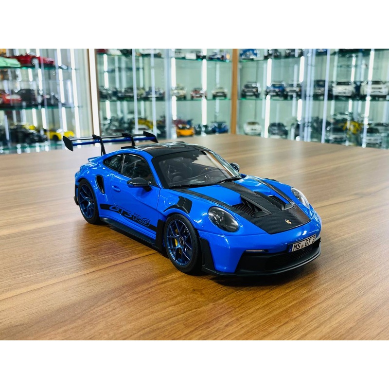 Porsche 911 (992) GT3 RS Weissach Package (2022)Norev [1/18 Diecast Shark Blue Limited Edition]