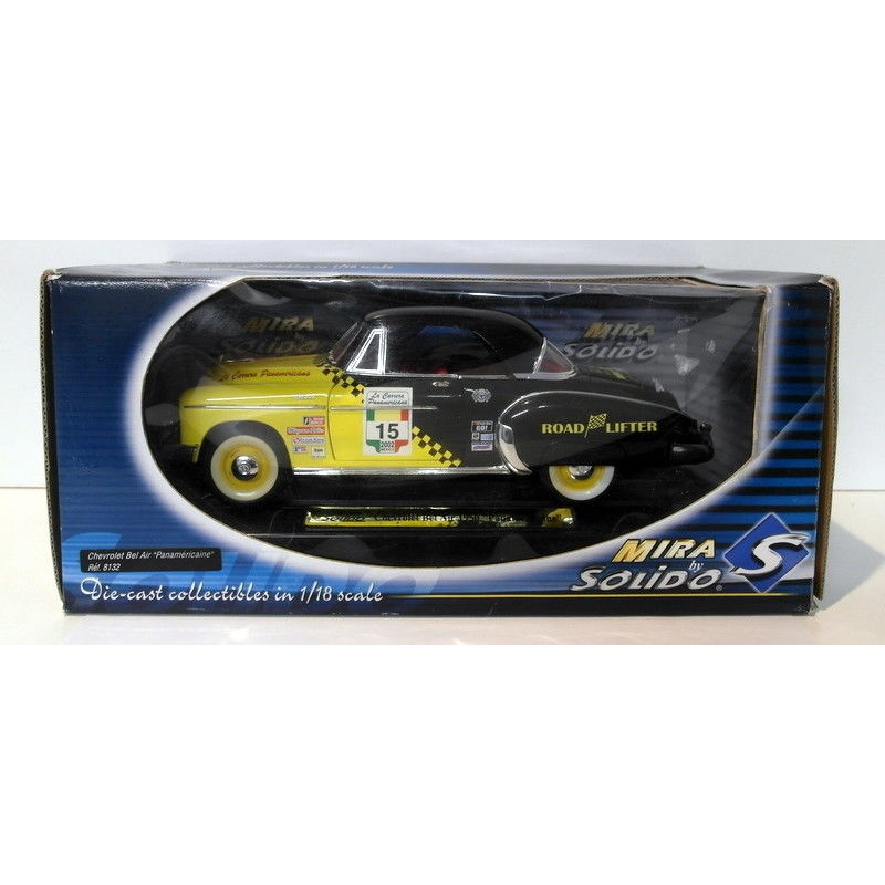 Solido 1/18 Scale Diecast - 8132 Chevrolet Bel Air Panamericaine #50