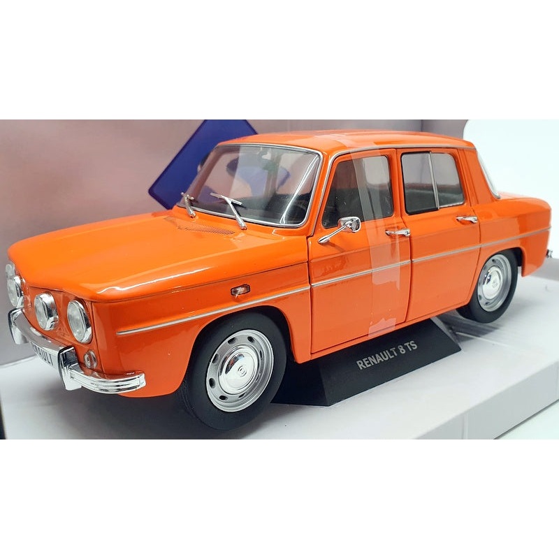 Solido 1/18 Scale Model Car S1803603 - 1967 Renault 8 TS - Orange