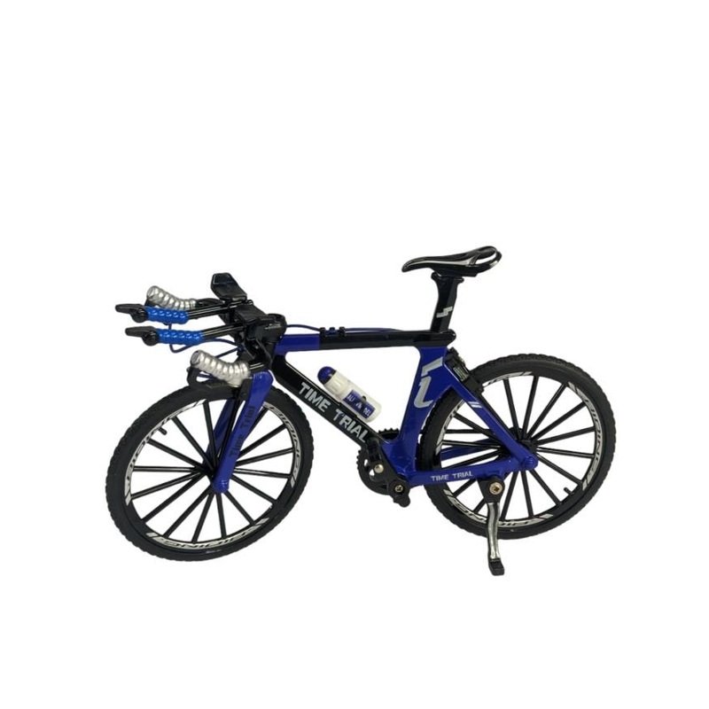 Bicycle Model 1:10 Time Trial Riding (Blue) ( BUY ONE GET ONE FREE)