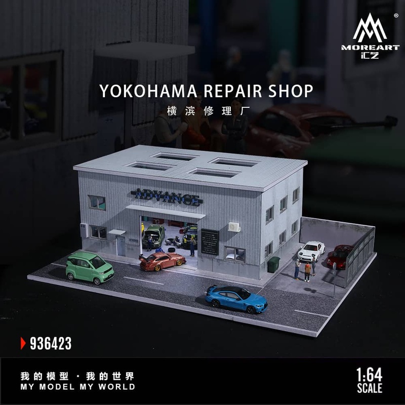[ETA:  Jan 2026 ] MoreArt 1/64 Yokohama Repair Shop (MO936423)Size: 30 x 30 x 13cm