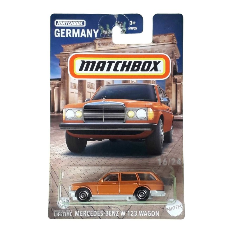 Matchbox Germany Mercedes-Benz W 123 Wagon imported mainline 1:64 scale
