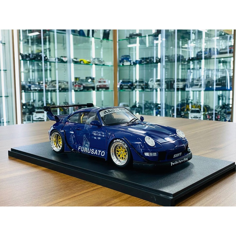 1/18 Werk83 Porsche RWB 993 Furusato Sidney Hoffmann blue