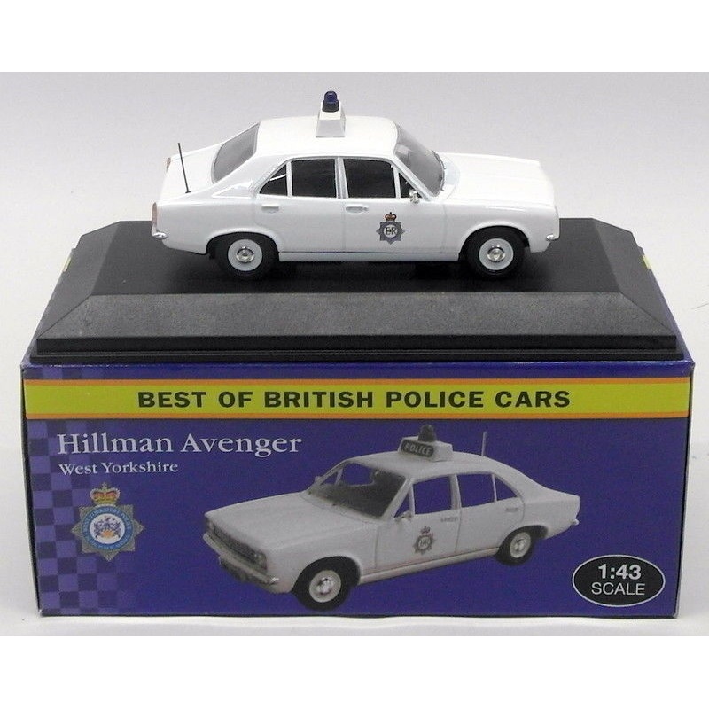 Atlas Editions 1/43 Scale 4 650 112 - Hillman Avenger - W.Yorkshire Police Car