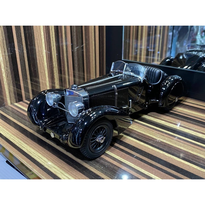 KK Scale Mercedes-Benz SSK Trossi 1932 - 1/18 Resin Black, Limited Edition