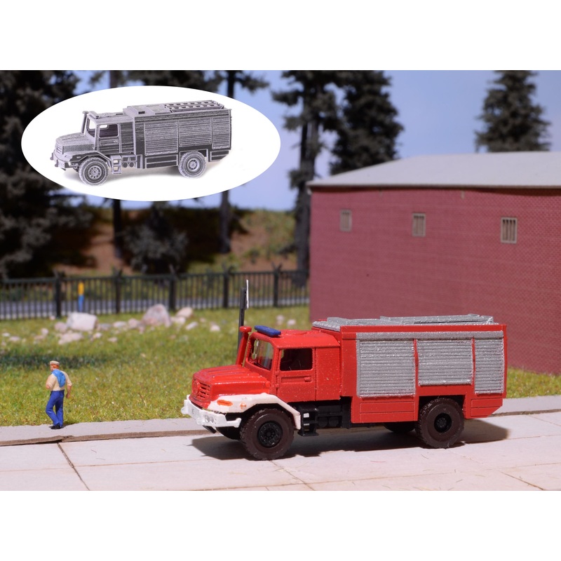 Mercedes-Benz Zetros Fire Department RW 4x4 - unpainted 