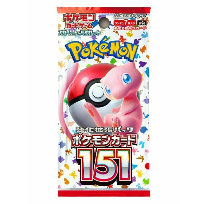 Original Pokemon Japanese 151 Booster Pack
