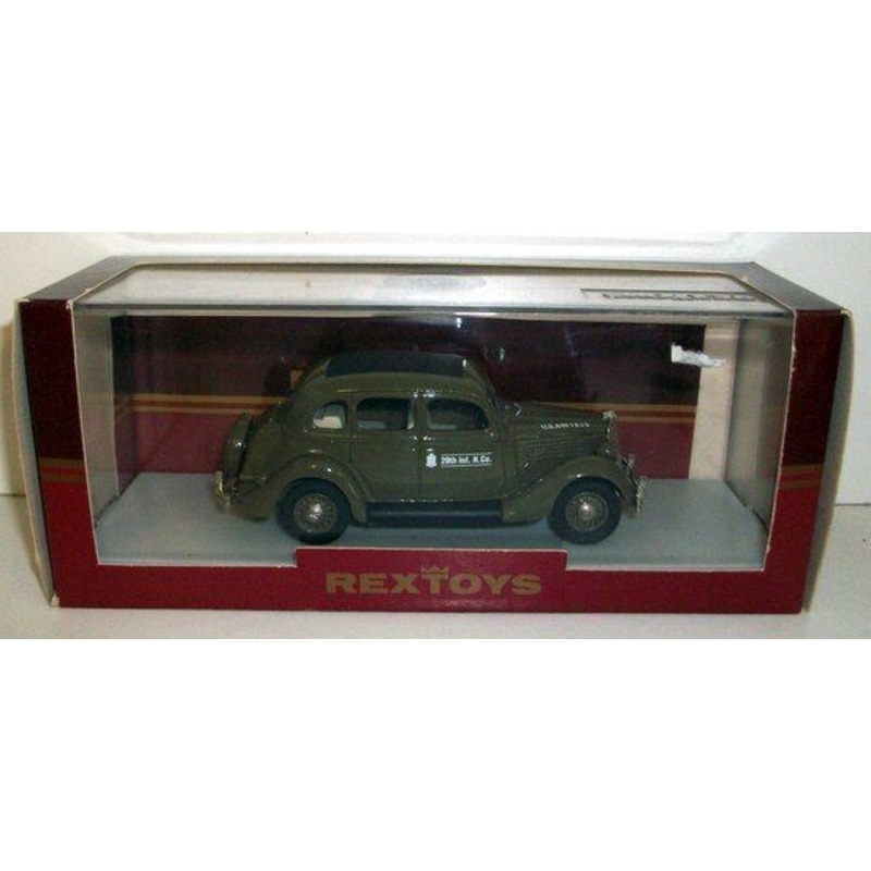 REXTOYS 1/43 - 48 1935 FORD TOURING SEDAN - US ARMY