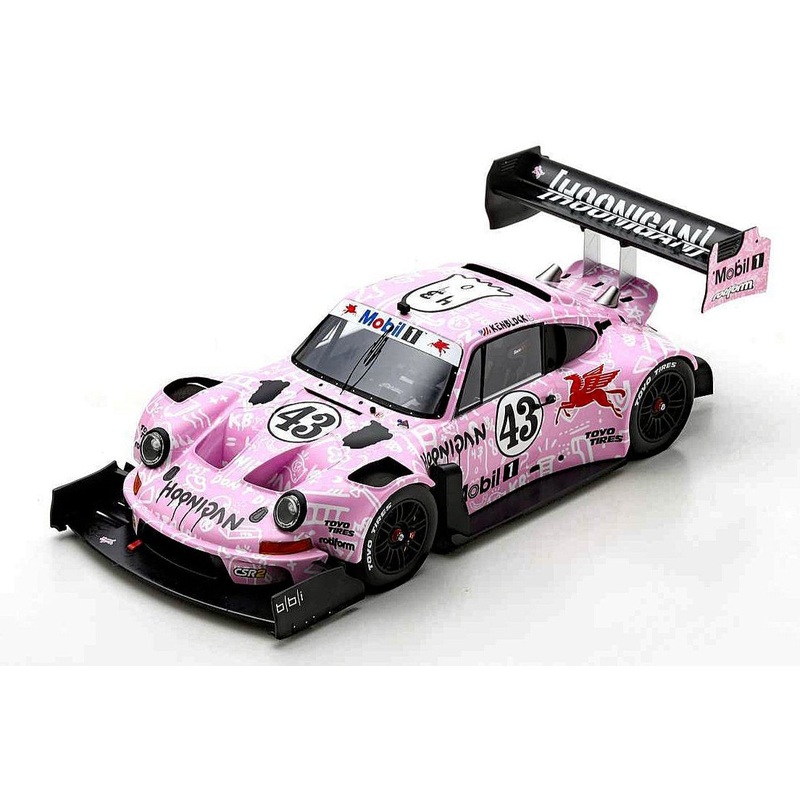Spark-Model 2022 Porsche 911 (912 Base) Hoonipigasus No.43 Rally Pikes Peak Hill Climb Ken Block Pink 1:43