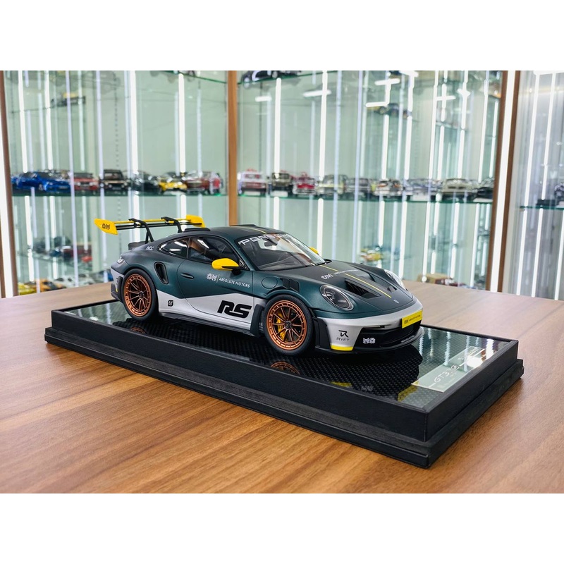 Timothy & Pierre Porsche 911 (992.1) GT3 RS Resin Model - AM Matt Green | 1/18