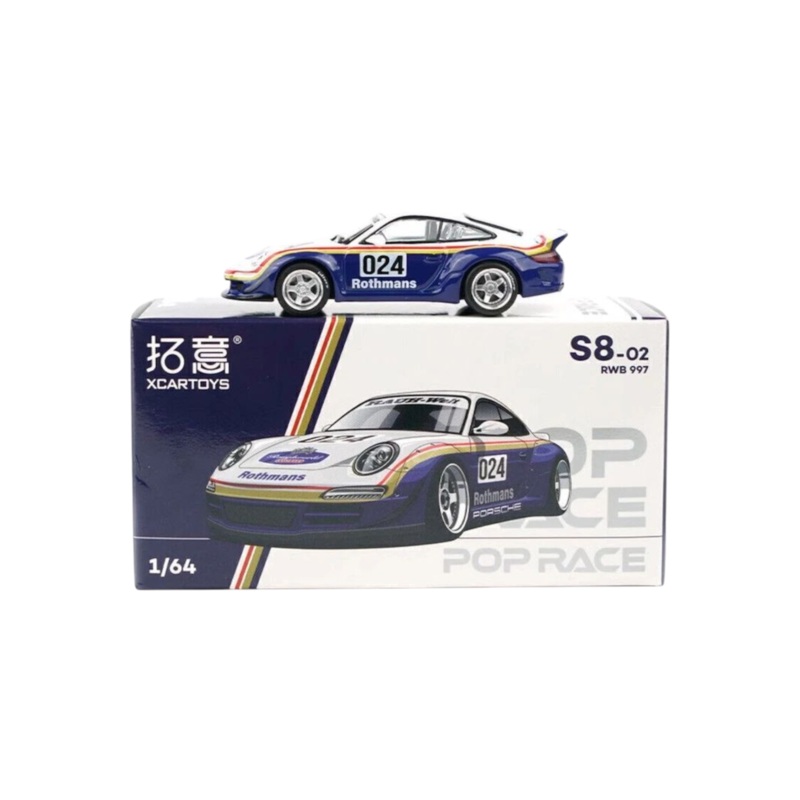 Xcartoys Pop Race RWB 997 S8-02 1:64 Scale