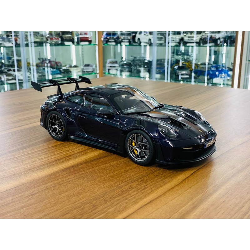 1/18 Diecast - Norev Porsche 911 (992) GT3 RS Weissach Package (2022) in PTS Viola Metallic, Limited to 504 Pieces