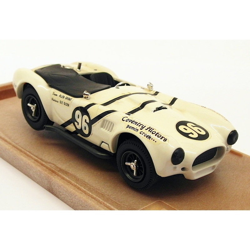 Box Model 1/43 Scale 8421 - AC Shelby Cobra - #96 Laguna Seca 1964