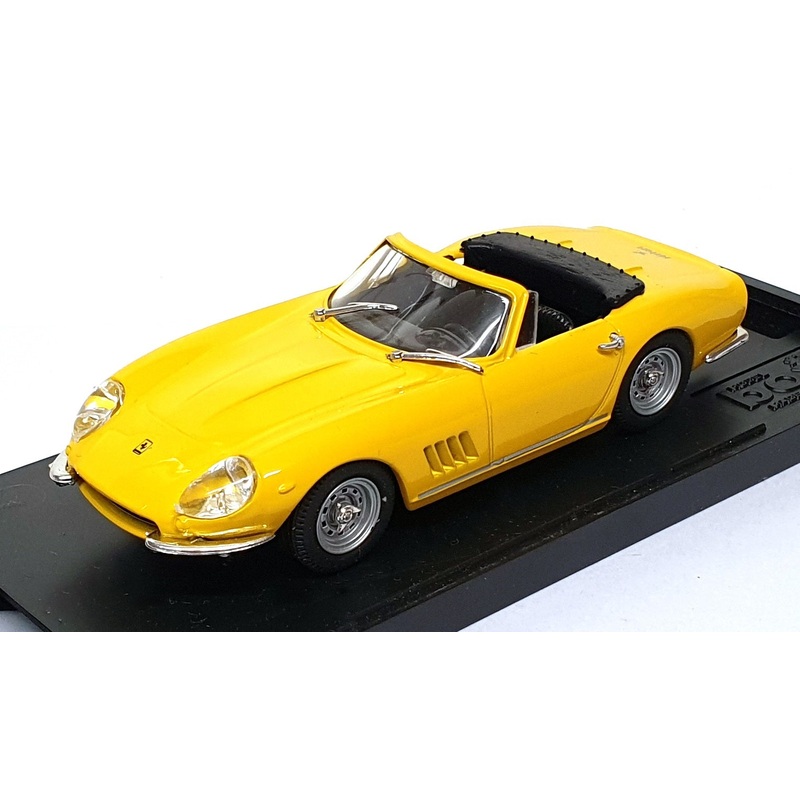 Box Model 1/43 Scale Diecast 8418 - Ferrari 275 GTB Spyder - Yellow