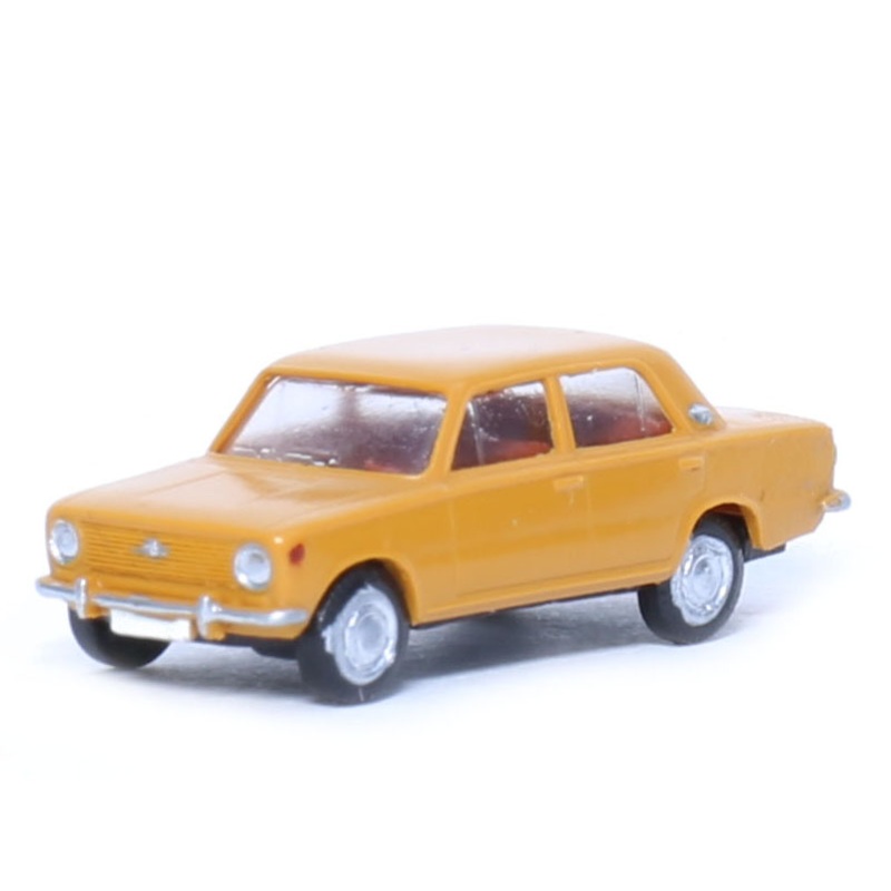 Car Fiat 124 Shiguli orange