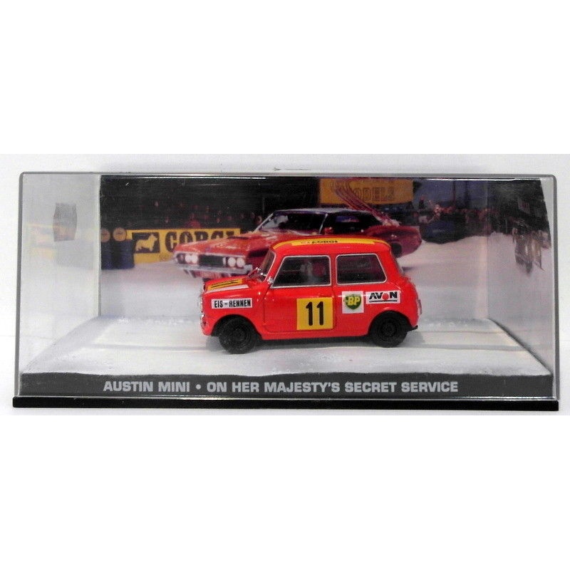 Corgi 1/43 Scale JB007 Austin Mini On Her Majestys Secret Service James Bond 007