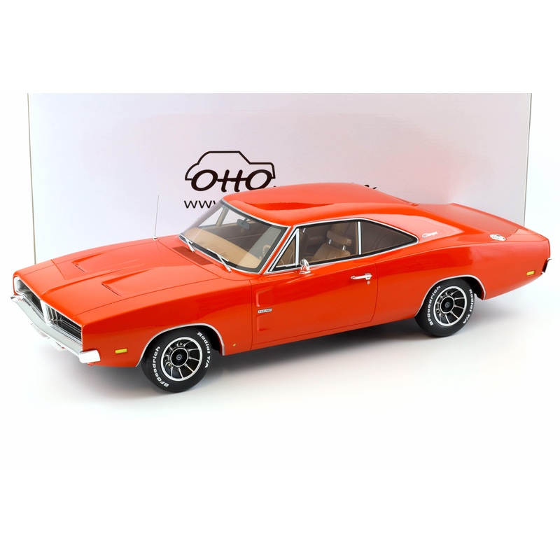 Otto 1969 Dodge Charger Dukes of Hazzard Hemir Orange 1:12