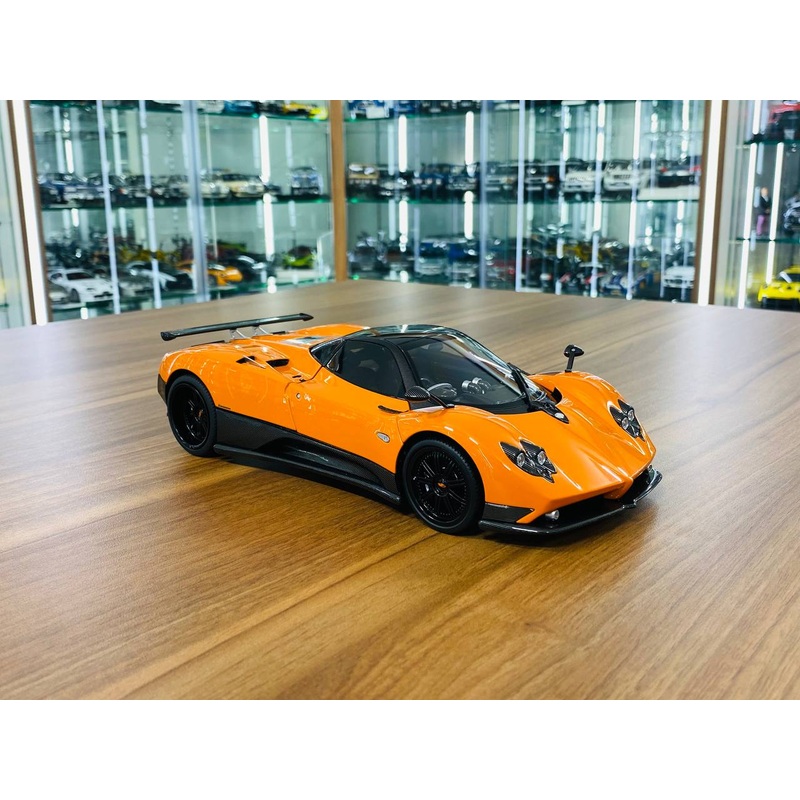 1/18 Diecast Model Almost Real Pagani Zonda F - Orange (Full Opening)