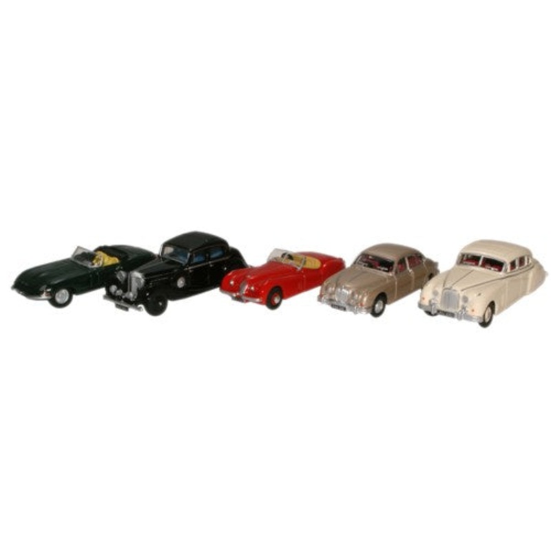 5 piece Jaguar Collection - 1:76 Scale
