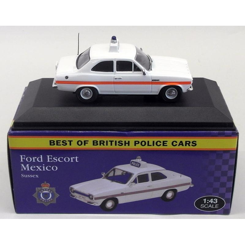 Atlas Editions 1/43 Scale 4 650 110 - Ford Escort Mexico - Sussex Police Car