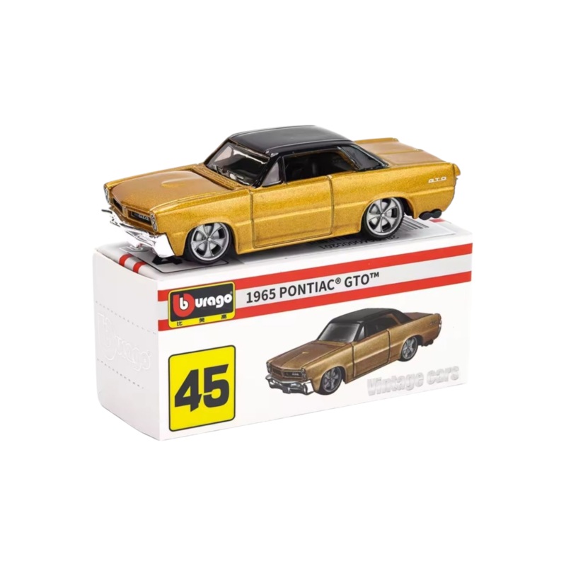 Bburago Vintage Cars 1965 Pontiac GTO 1:64 Scale
