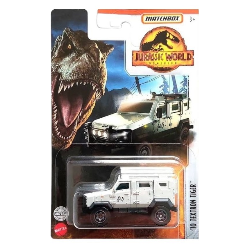 Matchbox Jurassic World 10 Textron Tiger Mainline Imported 1:64