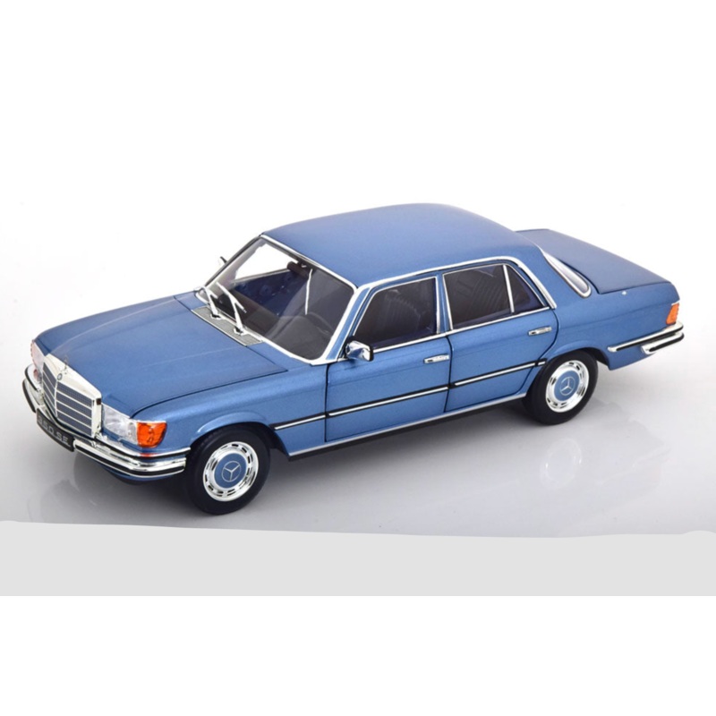 Norev 1973 Mercedes-Benz S-Class 350 SE (W116) Light Blue Metallic 1:18