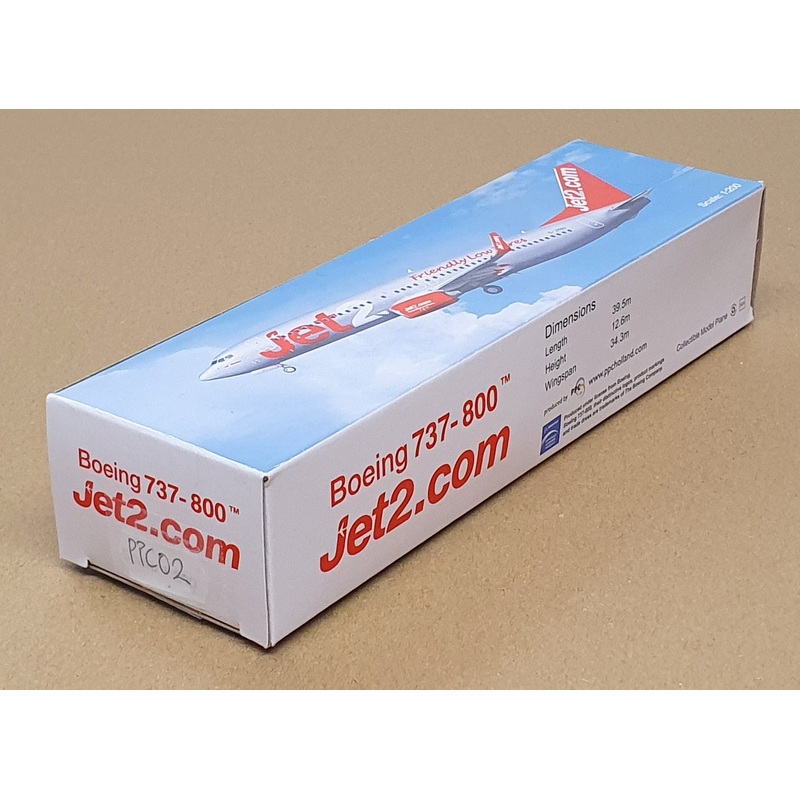 PPC 1/200 Scale Snap Together Model PPC02 - Boeing 737-800 Jet2.com