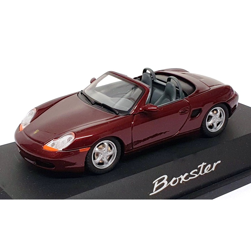Schuco 1/43 Scale Diecast 04223 - Porsche Boxter - Dk. Red