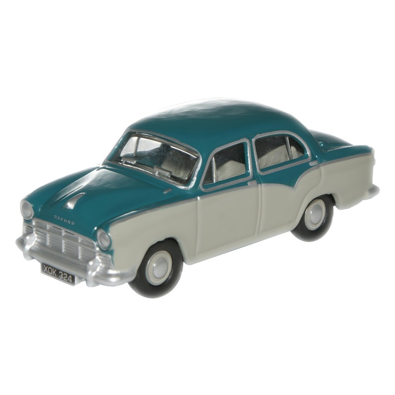 Turquoise/Grey Morris Oxford - 1:76 Scale