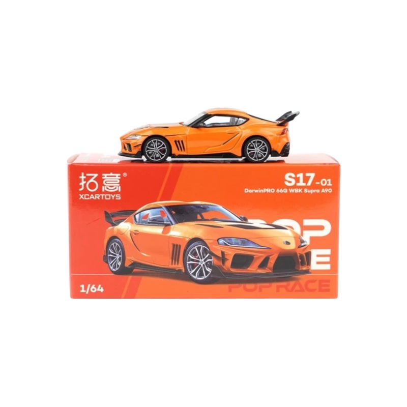 Xcartoys Pop Race DarwinPRO 66G WBK Supra A90 S17-01 1:64 Scale