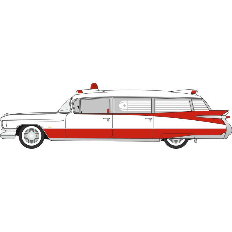 1959 Cadillac Miller-meteor Ambulance 1:87