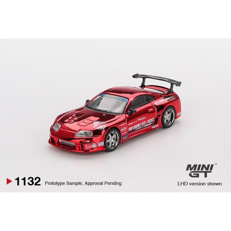 [ETA:  Mar 2026 ] Mini GT 1/64 Toyota Supra (A80) Top Secret GT-300 Top Secret Red Chrome
