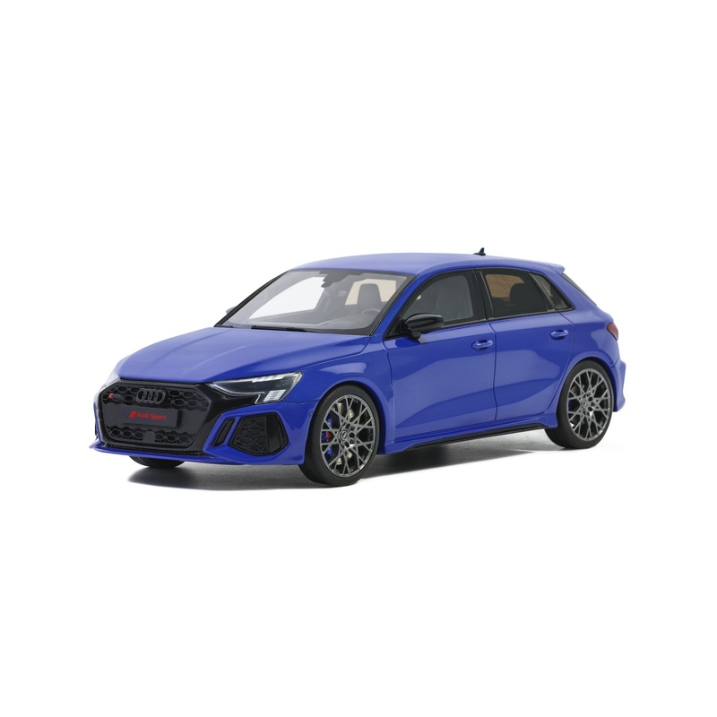 GT Spirit 2022 Audi RS3 Sportback 8Y Performance Edition Nogaro Blue 1:18 Resin