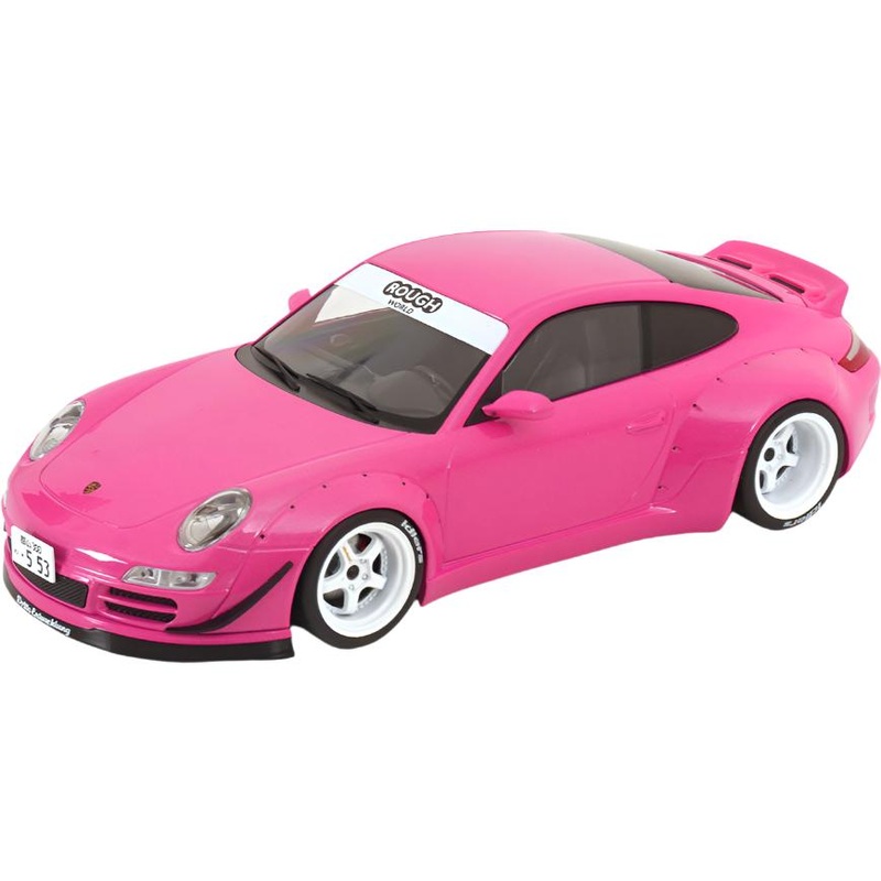 Ixo Porsche 911 997 RWB Roze (Pink) w/ White Wheels 1:18