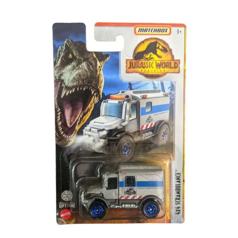 Matchbox Jurassic world 44 scrambulance