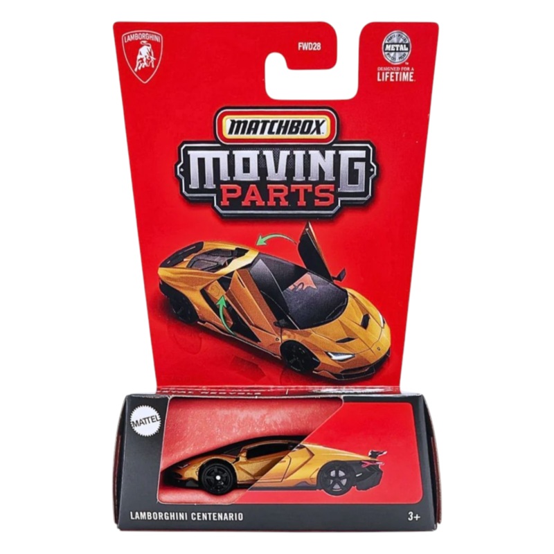 Matchbox Moving Parts Lamborghini Centenario Imported Mainline 1:64 Scale