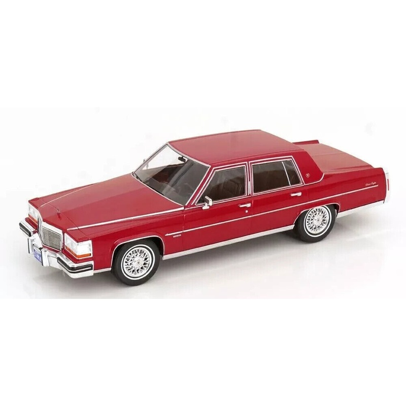 MCG 1982 Cadillac Fleetwood Brougham Dark Red Metallic 1:18