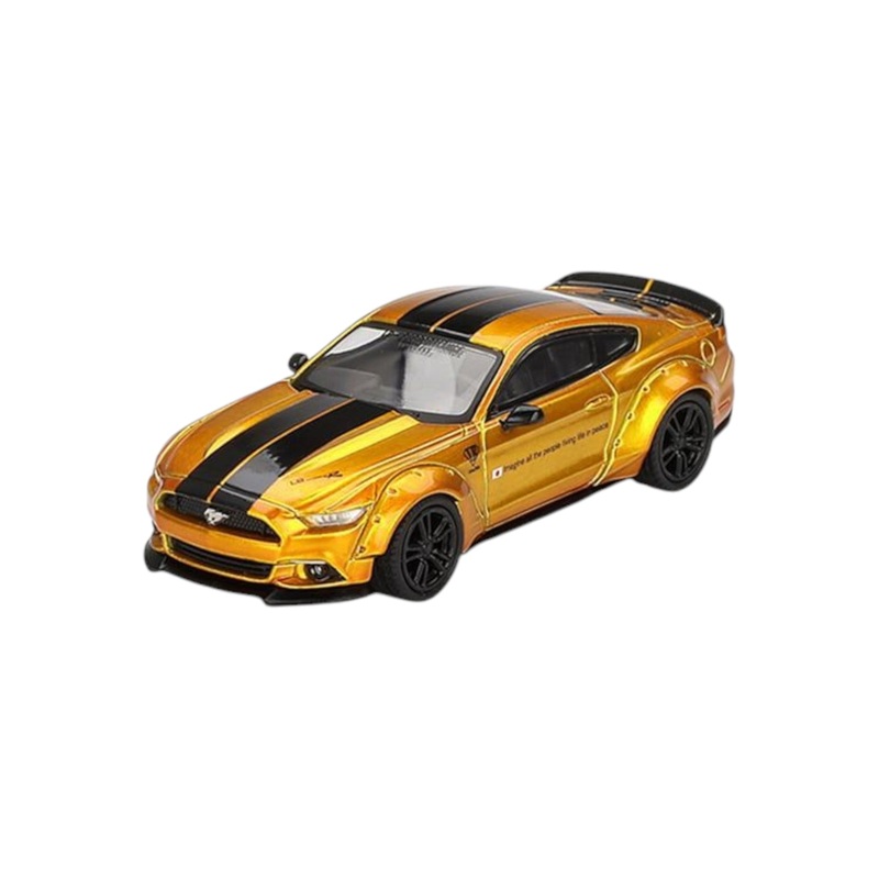 Mini GT LB-Works Ford Mustang LB Gold 1:64 Scale