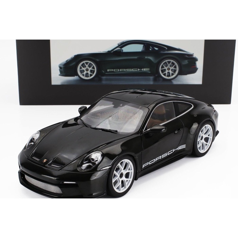 Norev 2024 Porsche 911 992 S/T Olive Green 1:18 DEALER EDITION