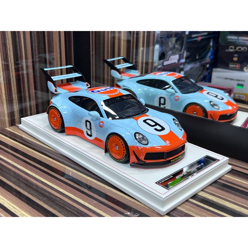 Porsche 911 Carrera S RWB VIP Models [1/18 Gulf Blue Resin]