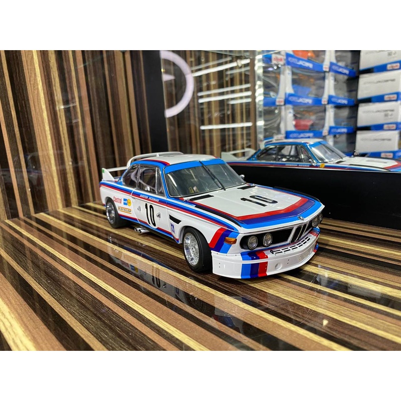 1/18 Diecast BMW 3.0 CSL White by AA
