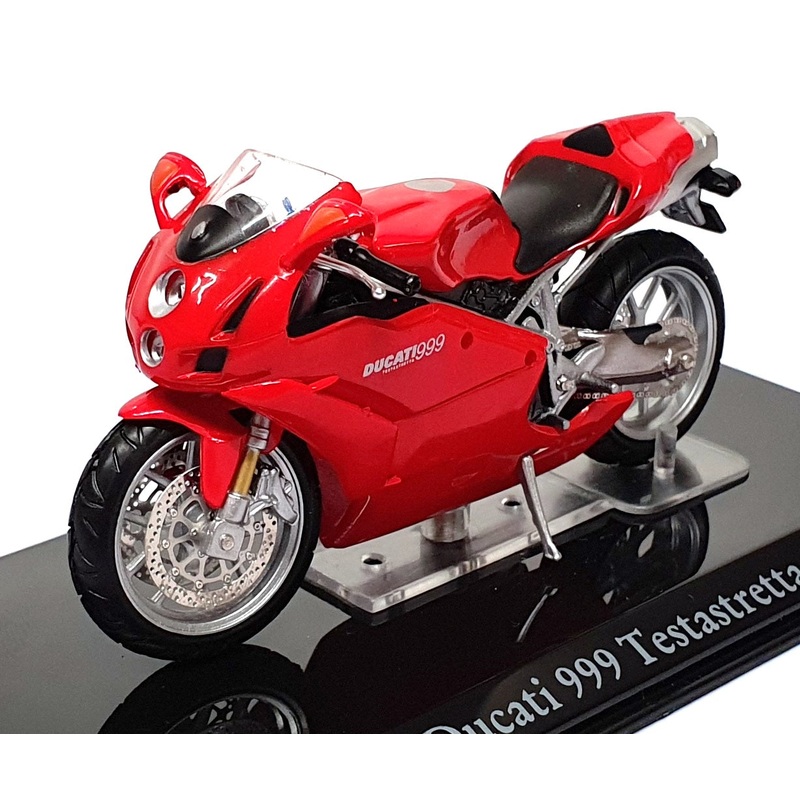 Atlas Editions 1/24 Scale 10109 - Ducati 999 Testastretta Motorbike - Red